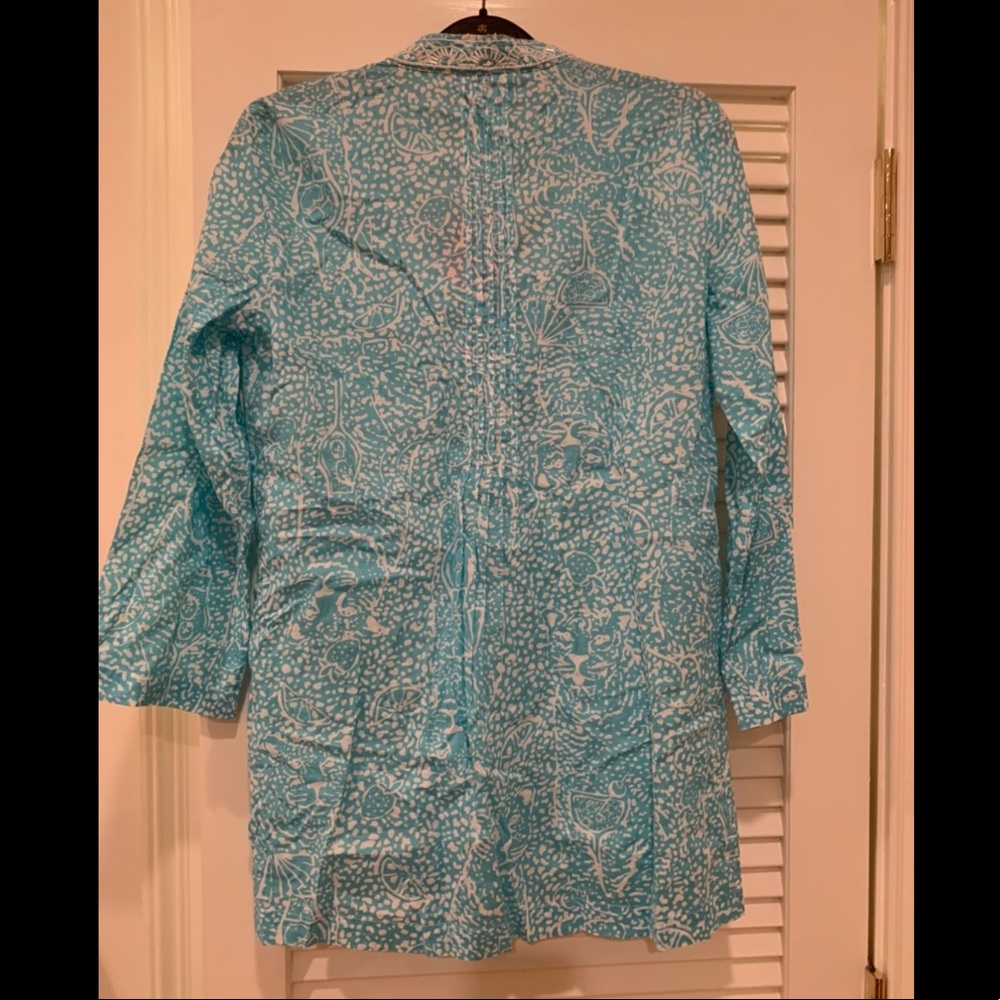 HP🎉 NWT Lilly Pulitzer Sarasota Tunic (“Shorely Blue”) - Picture 12 of 12
